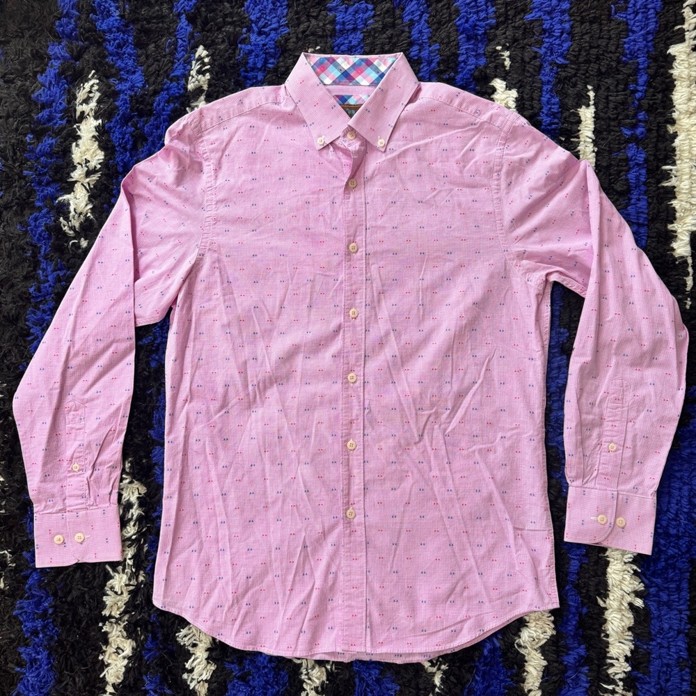 James Tattersall Button Up Dress Shirt